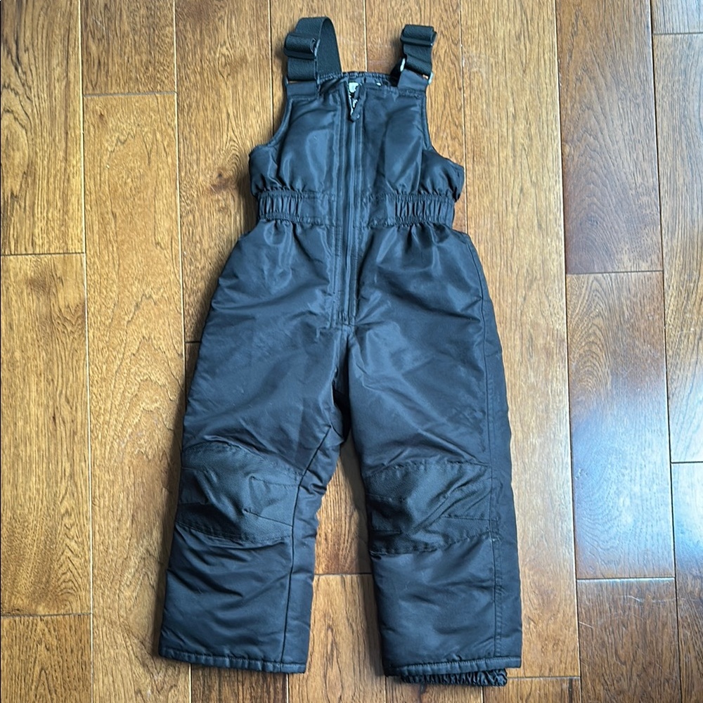 Children's Black Snow Bib